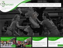 Tablet Screenshot of image4sporthandball.com